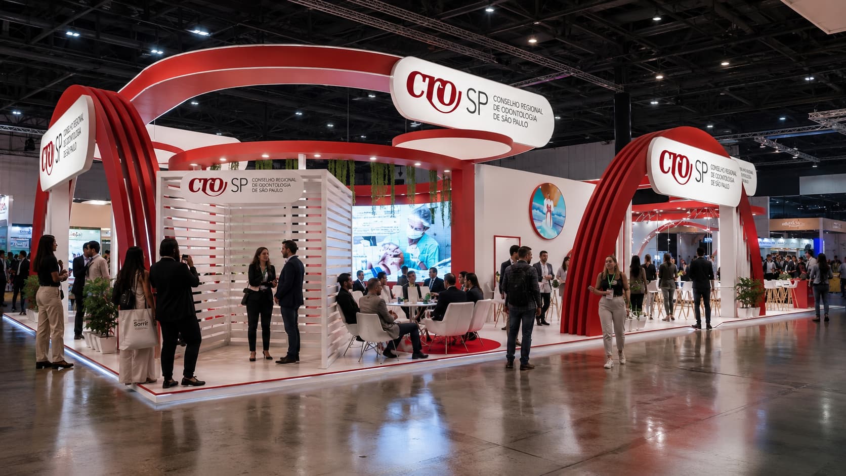 Aluguel de stands para feiras e congressos em São Paulo 